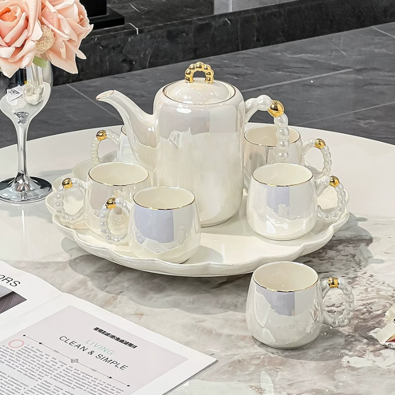 Coffee Tea Station - Afternoon Cute Tea Sets Home Accessory