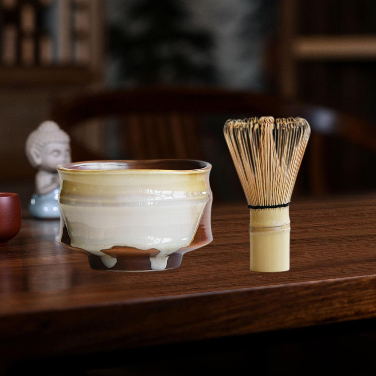 Matcha Whisk Set - Matcha Bowl Ceramic Japanese Tea Bowl