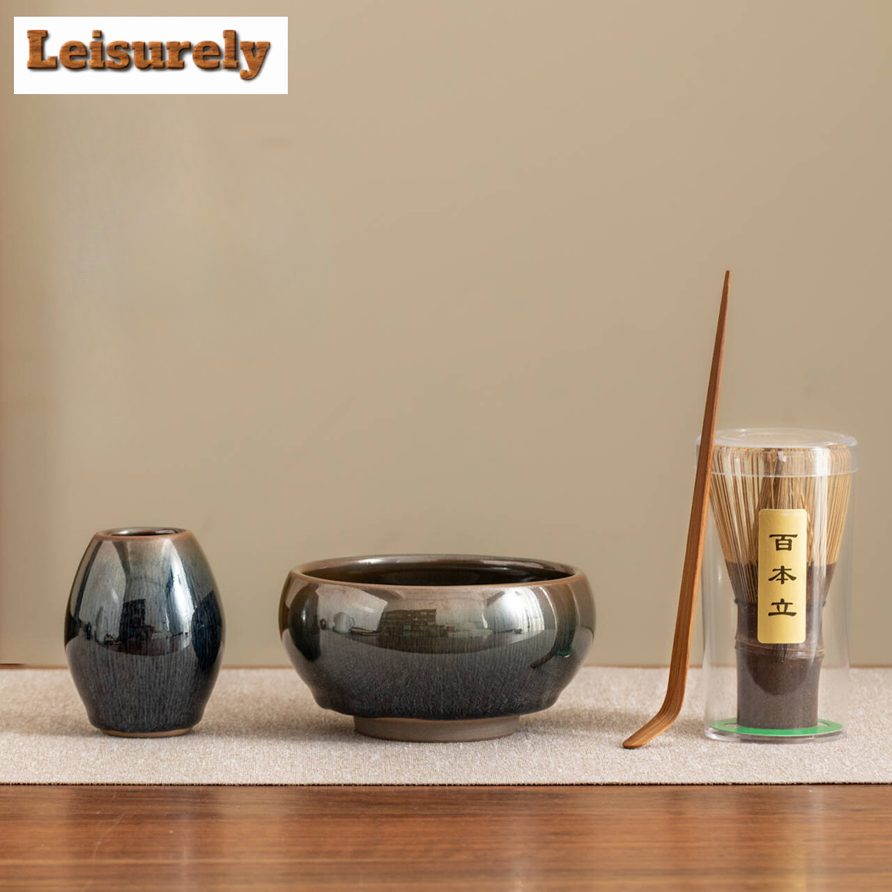 Jianzhan Matcha Four-piece Set - огляд і ціна Matcha Whisk Set