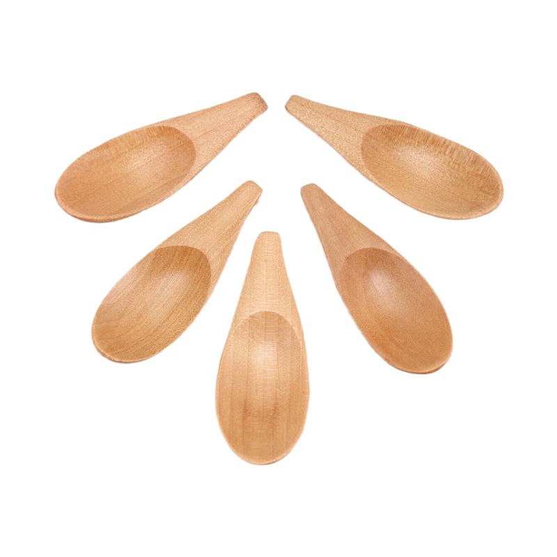 B69C 5 Pieces Mini Wooden Spoo - огляд і ціна Coffee Tea Etc