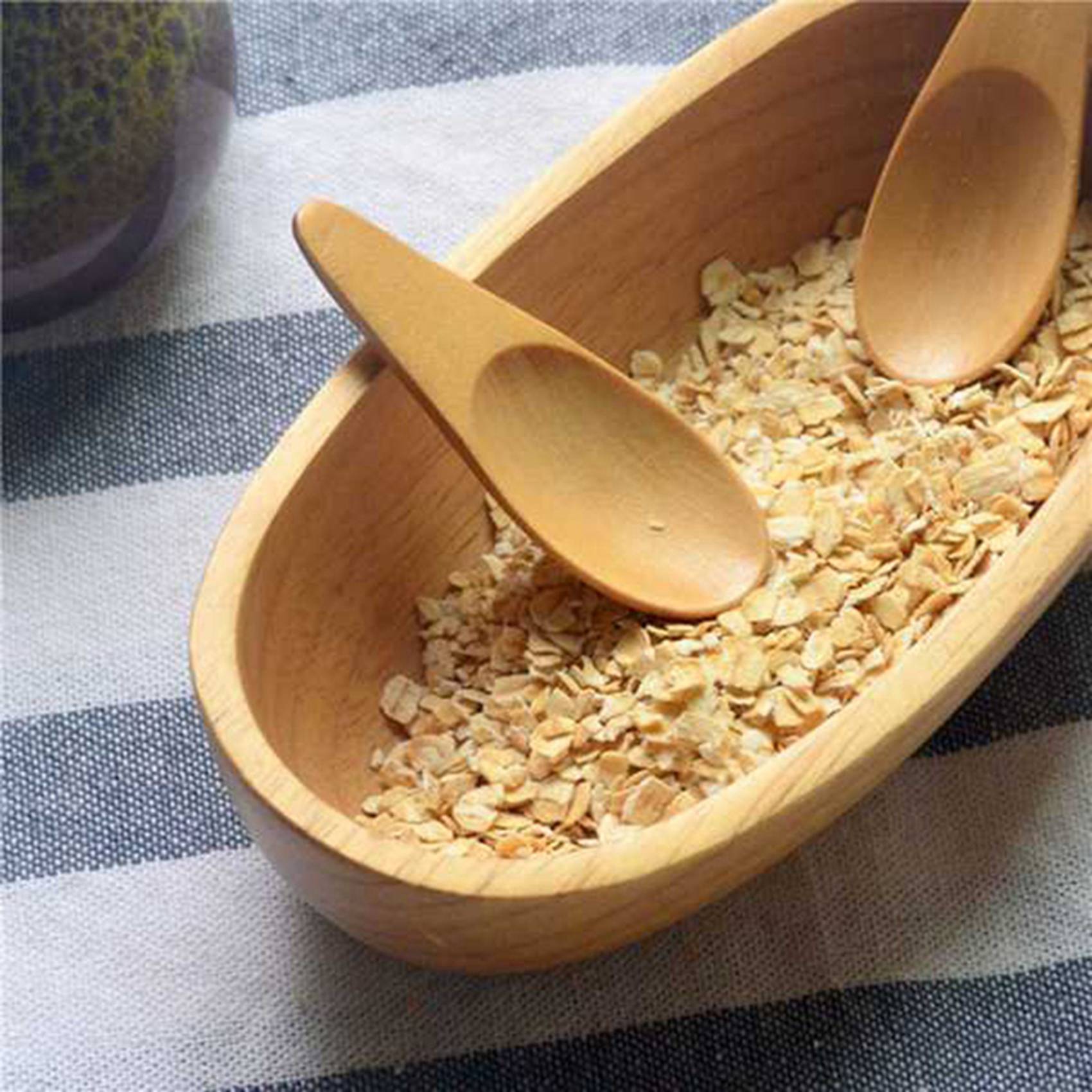 A04G-10 Pieces Mini Wooden Spo - огляд і ціна Coffee Tea Etc