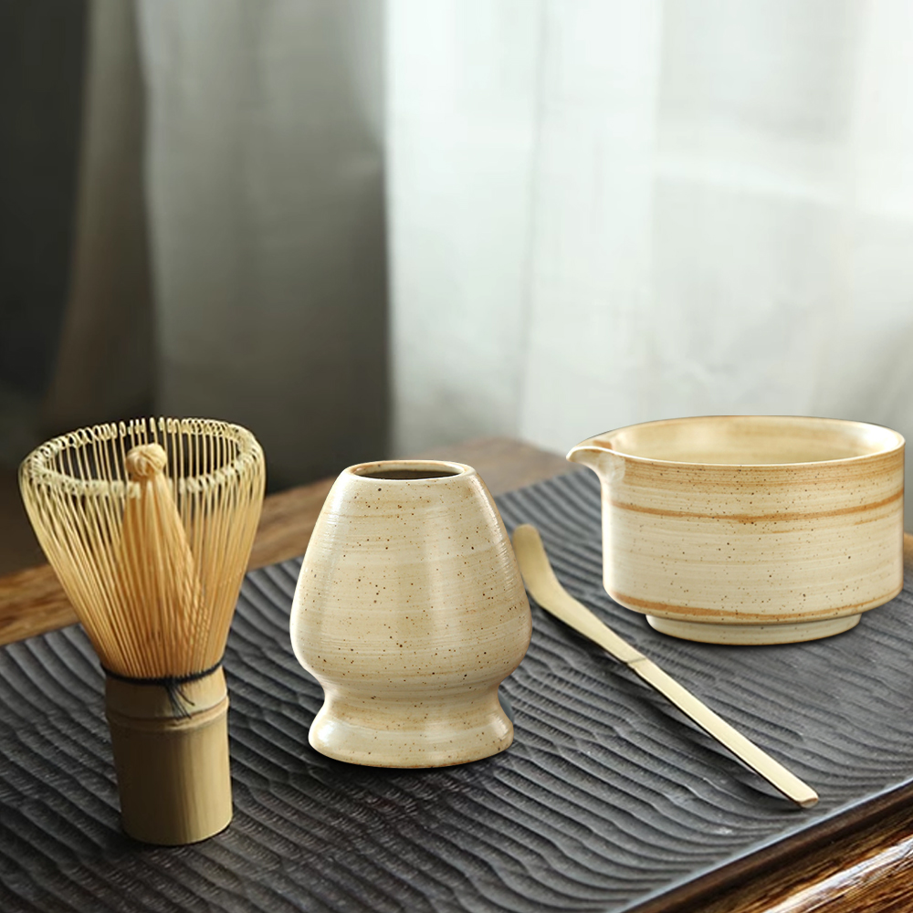 Japanese Matcha Whisk Stand Te - огляд і ціна Matcha Whisk Set