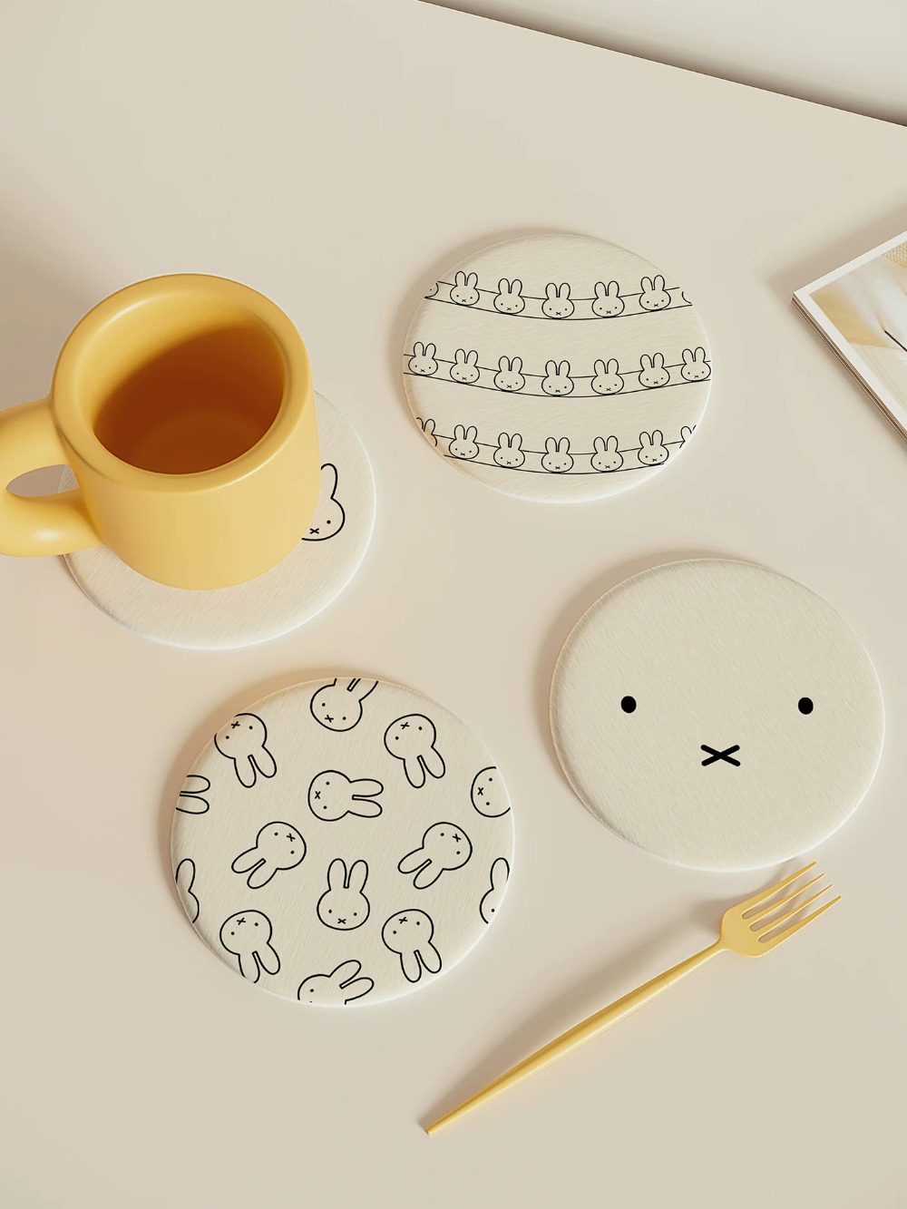 Miffy Diatom Mud Coaster Cute  - огляд і ціна Coffee Tea Room