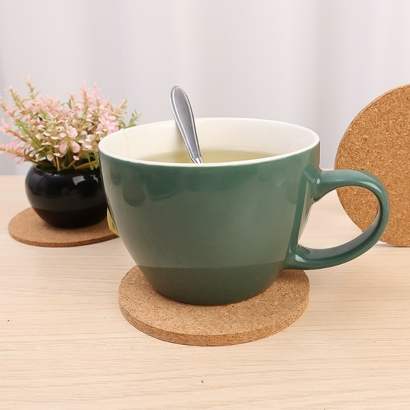 Natural Wooden Round Cork Coas - огляд і ціна Coffee Tea Station
