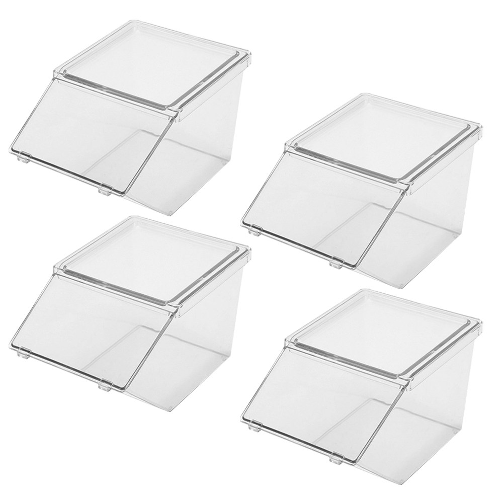 4Pcs Tea Bag Organizer Box Acr - огляд і ціна Coffee Tea Station