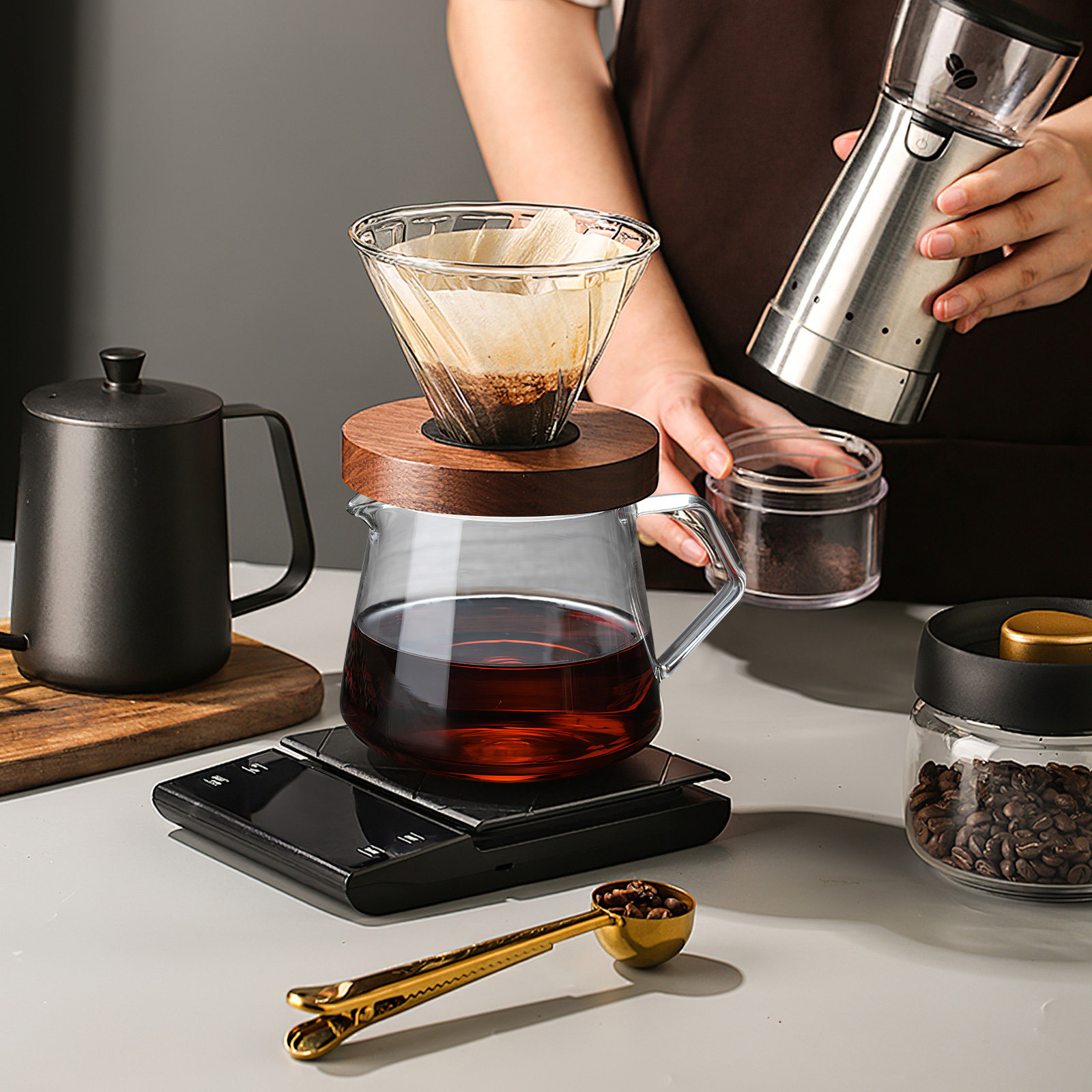 1Pcs 650Ml High Clarity Glass  - огляд і ціна Coffee Tea Jug