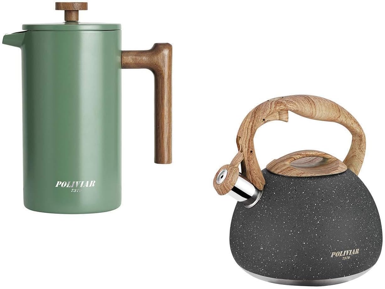 POLIVIAR 34 oz French Press Co - огляд і ціна Good Coffee Tea
