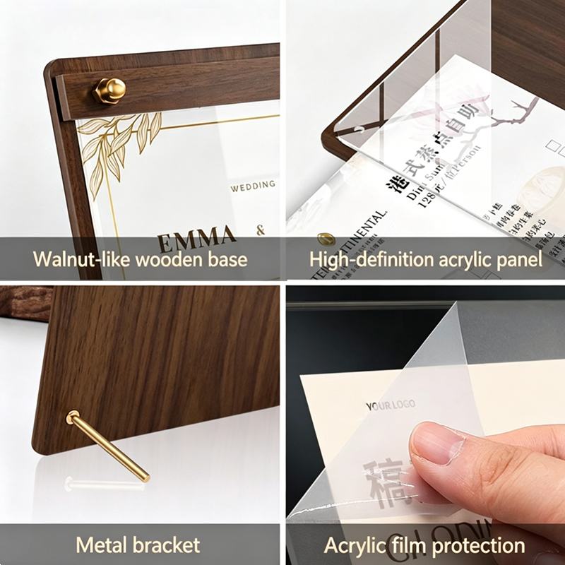 Custom A4/A5 Acrylic Wood Grai - огляд і ціна Coffee Tea Station