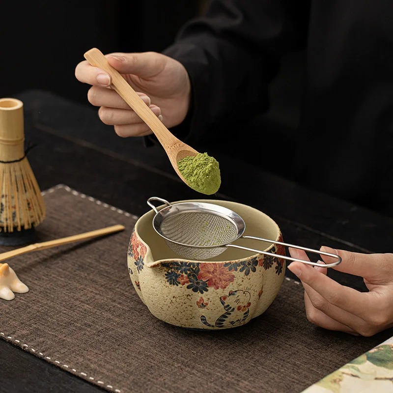 8PCS Japanese Flint red Matcha - огляд і ціна Matcha Whisk Set