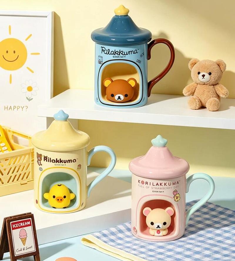 In Stock Mug Cup With Lid Cute - огляд і ціна Good Coffee Tea