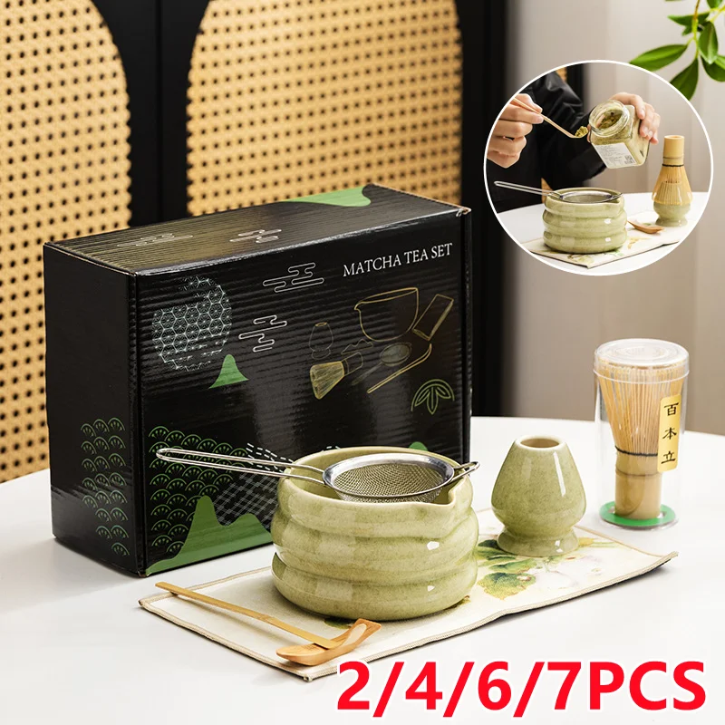 2/4//7PCS Japanese Matcha Set  - огляд і ціна Matcha Whisk Set