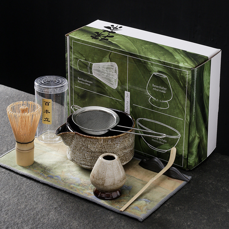 7pcs 4pcs Japanese Matcha Set  - огляд і ціна Matcha Whisk Set