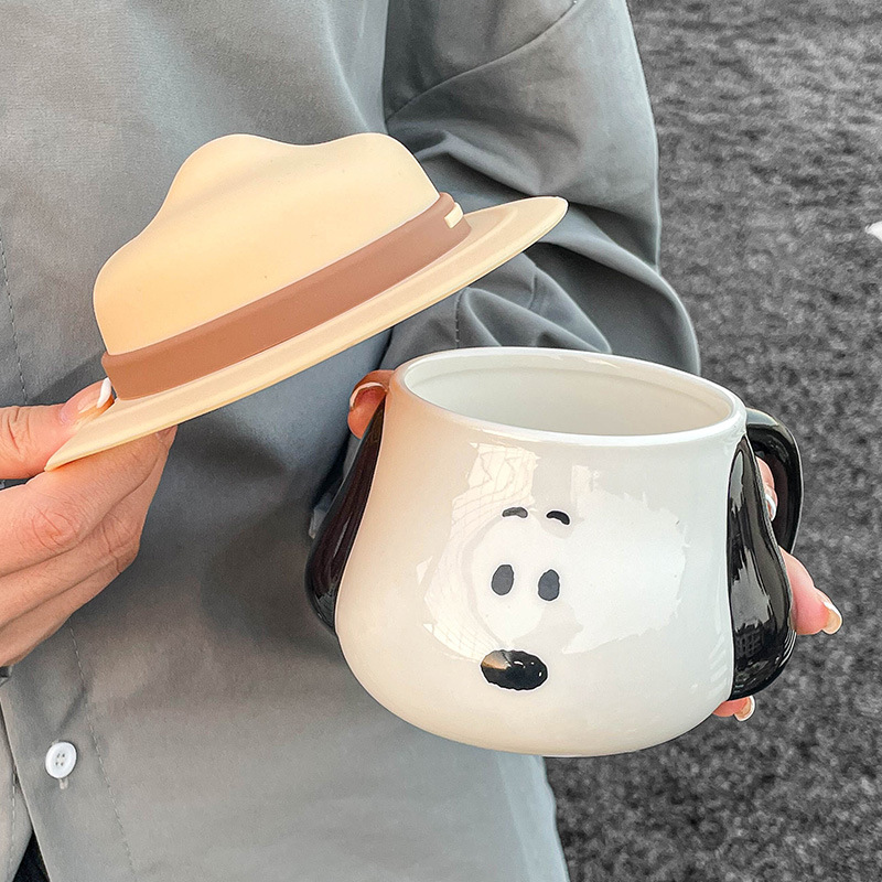 Snoopy Ceramic Mug Kawaii Cart - огляд і ціна Coffee Tea Room